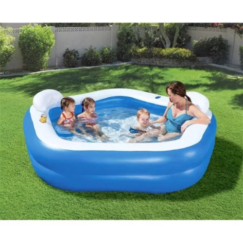 Bestway 54153 Family Pool Fun felfújható medence, 213 x 206 x 69 cm