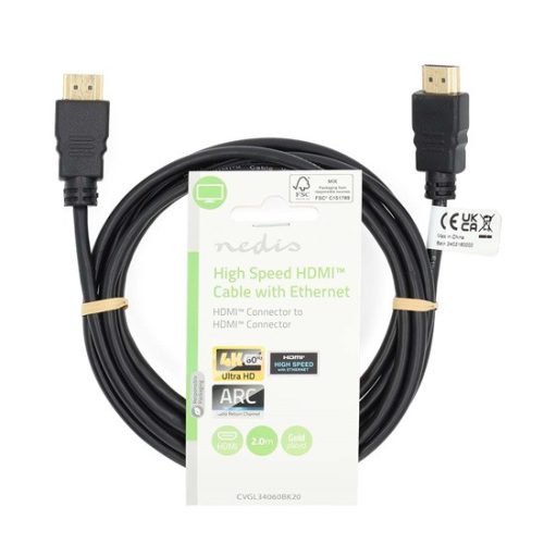 Nedis CVGL34060BK20 HDMI kábel 2m
