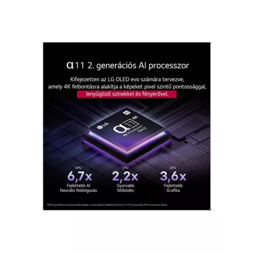 LG OLED55G51LW 4K AI Smart TV 2025, webOS, okos tv, Dolby Vision HDR, fali tv, 139 cm