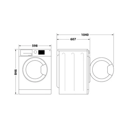 Whirlpool WP C8 WBS EE hőszivattyús szárítógép