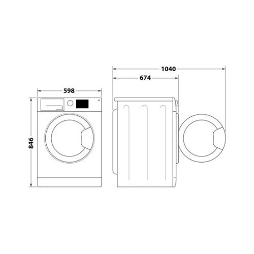 Whirlpool WP C9 WBS EE hőszivattyús szárítógép