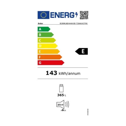 Beko B3RMLNE444HXB egyajtós hűtőszekrény