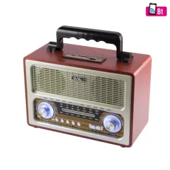 SAL RRT3 retro táskarádió, AC-DC, MP3-BT, 3 sávos