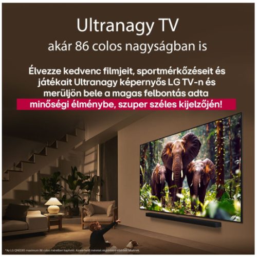 LG 65QNED85A3C QNED evo AI 4K Smart TV