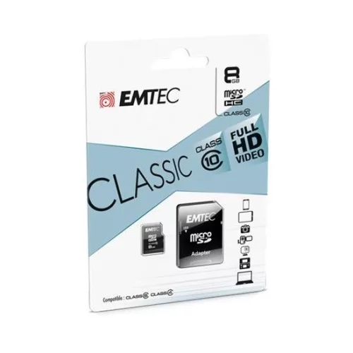 Emtec ECMSDM8GHC10CG memóriakártya 8GB