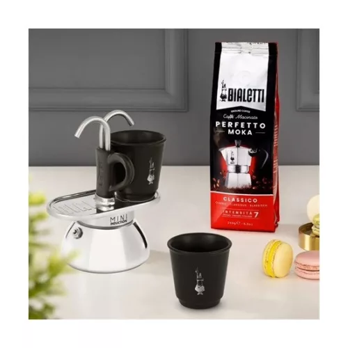 Bialetti 7310 MINI EXPRESS Indukciós kotyogós kávéfőző szett, 2 személyes