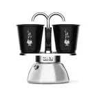 Bialetti 7310 MINI EXPRESS Indukciós kotyogós kávéfőző szett, 2 személyes
