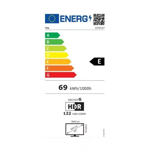 TCL 65V6C 65" V6C 4K Google Smart LED TV