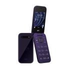 HMD 2660 4G FLIP DS, VIOLET kártyafüggetlen mobiltelefon + Telekom Domino feltöltőkártya