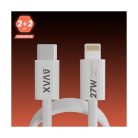 Avax CB611W USB-C - LIGHTNING 27W töltőkábel