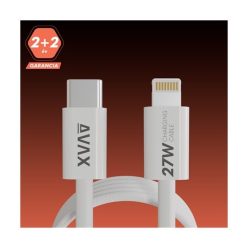 Avax CB611W USB-C - LIGHTNING 27W töltőkábel