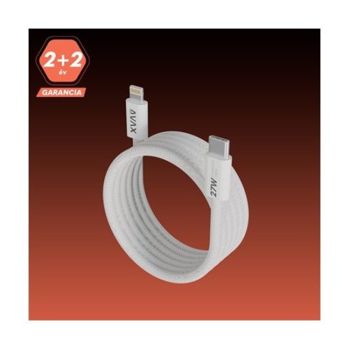 Avax CB611W USB-C - LIGHTNING 27W töltőkábel