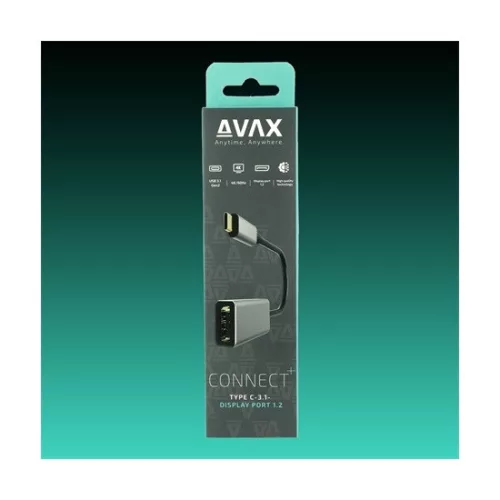 Avax AD605 USB-C/DISPLAY PORT adapter kábel