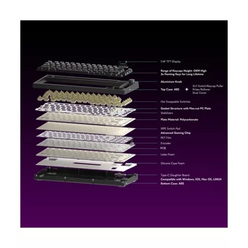 Avax GM02R gamer billentyűzet