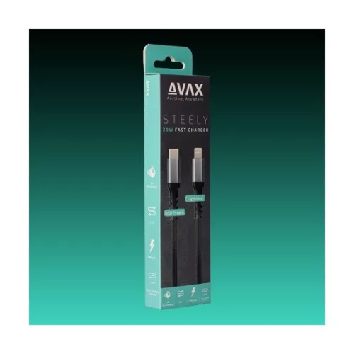 Avax CB402G USB-C – Lightning töltőkábel
