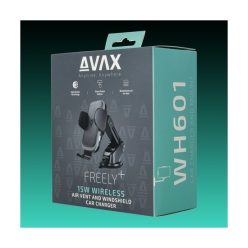   Avax WH601 autós telefontartó vezeték nélküli töltővel