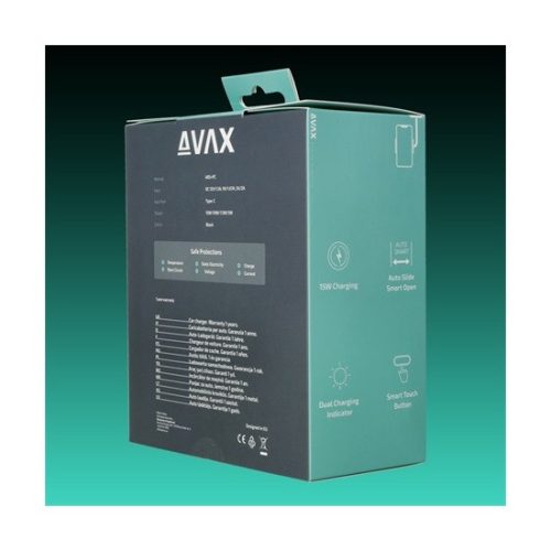 Avax WH601 autós telefontartó vezeték nélküli töltővel