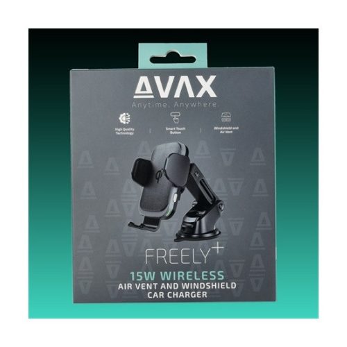 Avax WH601 autós telefontartó vezeték nélküli töltővel