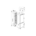 Whirlpool SP40 812 EU 2 beépíthető alulfagyasztós hűtőszekrény