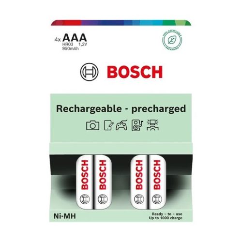 Bosch HR03B4P950/00 tölthető elem 4db AAA 950mAH