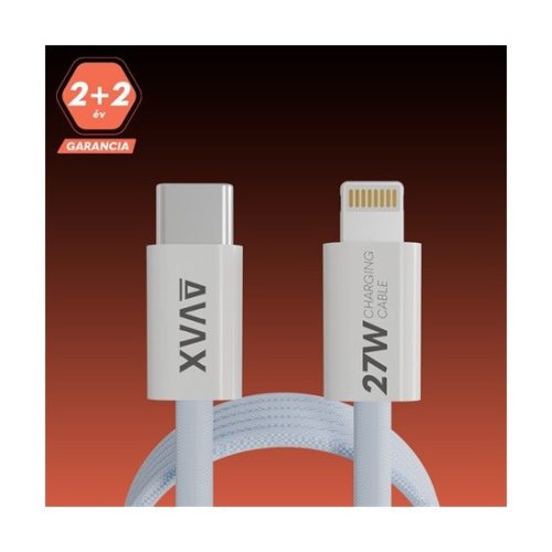 Avax CB611LB töltőkábel USB-C/LIGHTNING 27W