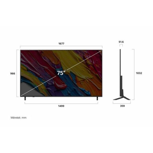 LG 75QNED82A3B UHD QNED SMART TV