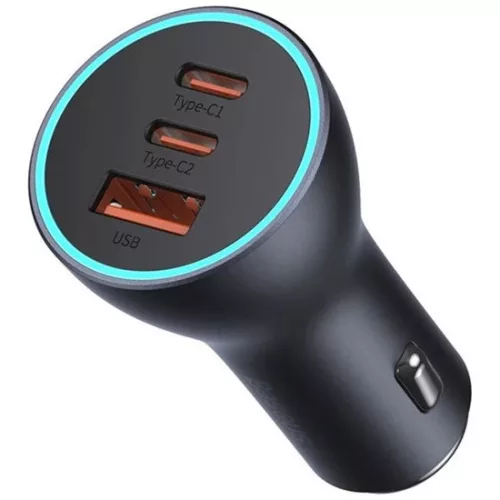 Baseus CGJP010013 autós töltő USB+2 TYPE-C aljzat 65W