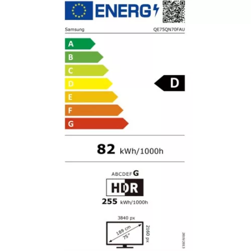 Samsung QE75QN70FAUXXH 75" Neo QLED QN70F 4K Vision AI Smart TV (2025)