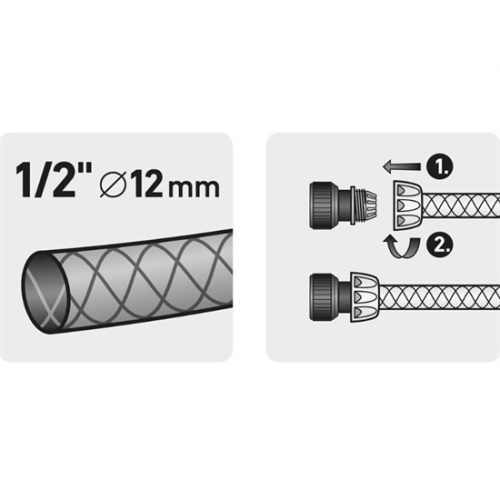 Extol Premium 8876061 Extol Premium tömlővéges, 3/4", réz kerti kifolyócsap