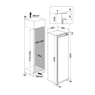 Whirlpool WHSD18A033C2 P beépíthető egyajtós hűtőszekrény