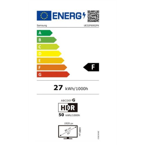 Samsung UE32F6002FKXXH 32" Full HD F6000 Smart TV (2025)