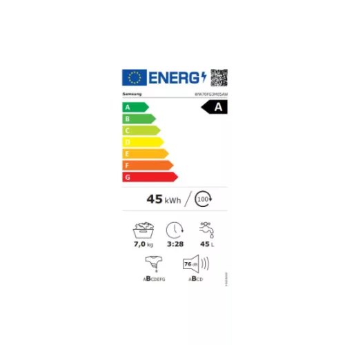 Samsung WW70FG3M05AWLF elöltöltős mosógép