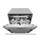 LG DB476TXS QuadWash™ beépíthető gőzös mosogatógép