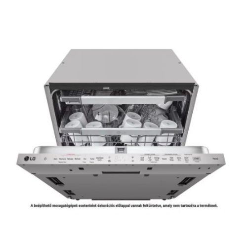 LG DB476TXS QuadWash™ beépíthető gőzös mosogatógép