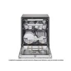 LG DB476TXS QuadWash™ beépíthető gőzös mosogatógép