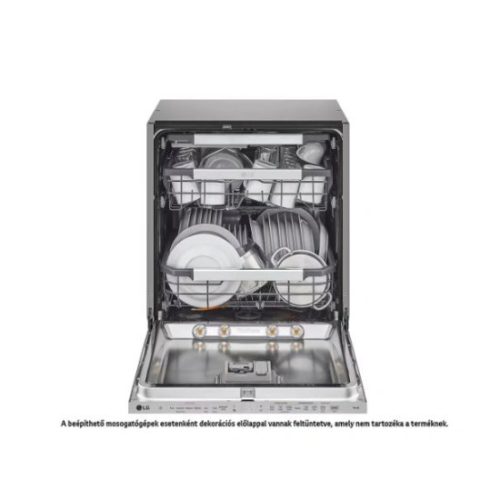 LG DB476TXS QuadWash™ beépíthető gőzös mosogatógép