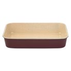 Nava 10-103-171 Terrestrial téglalap alakú sütőtálca, tapadásmentes kerámia bevonattal 40cm