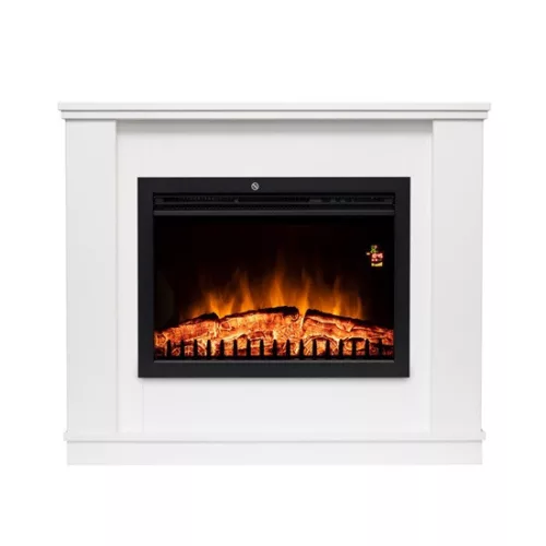 Home by Somogyi FKK BORA BORA beépíthető elektromos látványkandalló kerettel, fehér (FKKF 01 + FKKI 03 KIT)