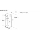 Bosch KBN96ADD0 beépíthető alulfagyasztós hűtőszekrény