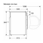 Bosch WQG24591BY Serie 6 hőszivattyús szárítógép