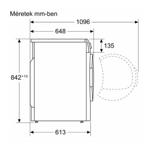 Bosch WQG245DREU hőszivattyús szárítógép