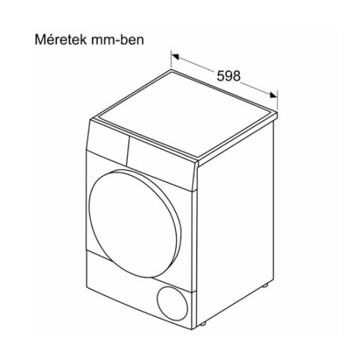 Bosch WQG245DREU hőszivattyús szárítógép