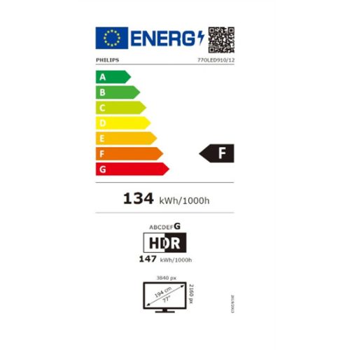 Philips 77OLED910/12 77" 4K Ambilight Smart OLED+ TV