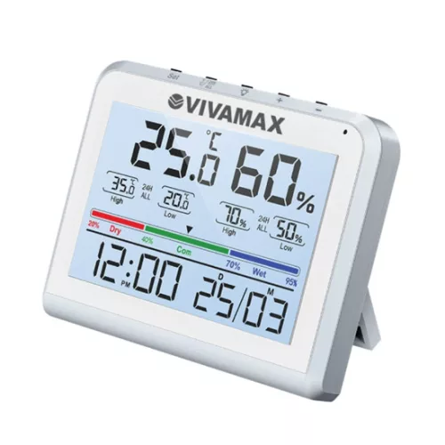 Vivamax D6 páratartalom- és hőmérő