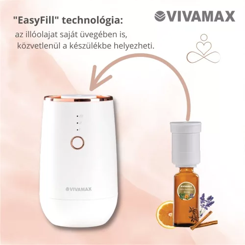 Vivamax "ZenSpa" wireless aromadiffúzor, fehér (GYVH50W)