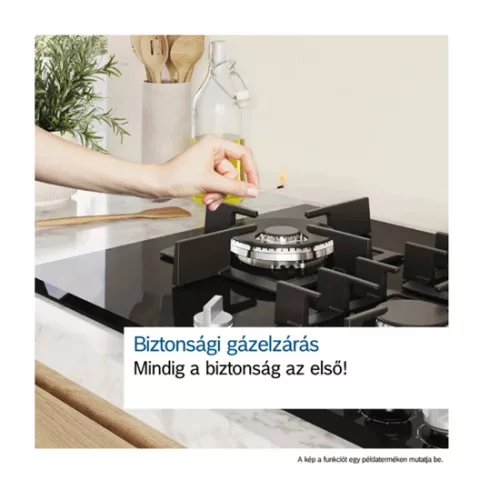 Bosch PGH6B5K90 beépíthető gázfőzőlap
