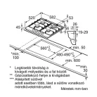 Bosch PGH6B5K90 beépíthető gázfőzőlap