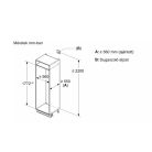 Bosch KIN86VFE0 beépíthető alulfagyasztós hűtőszekrény