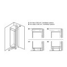 Bosch KIN86VFE0 beépíthető alulfagyasztós hűtőszekrény