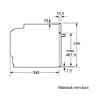 Bosch HBA534ES3 beépíthető sütő